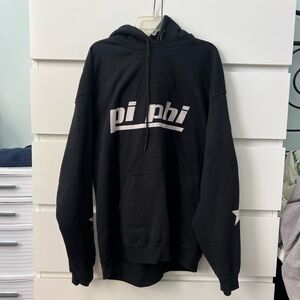 Pi phi black star hoodie
